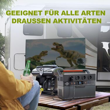 Портативна електростанція ALLPOWERS S1500 PLUS, ємність 1092 Wh, номінальна потужність 1500 W, пікова потужність 3000 W