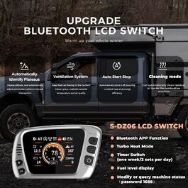 8kW дизельна автономна пічка опалення для вантажівок, фургонів, кемперів (Pink) з керуванням через додаток та AC адаптером