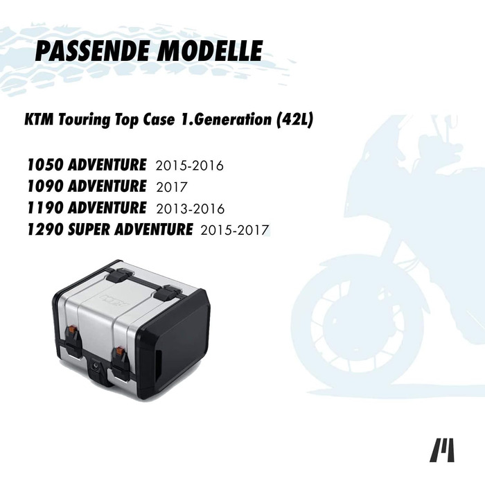 Внутрішня сумка мотоцикла для KTM Adventure Touring Top Case I Внутрішня сумка, кофри, внутрішня сумка для мотоцикла, дорожня сумка для мотоцикла, внутрішні кишені для мотоциклетної кофри