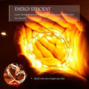 LED-гірлянда HoldOneLight 300 LED, 30 м, тепле біле світло, для декору інтер'єру та екстер'єру