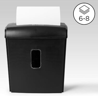 Шредер Duronic PS815 для документів, кредитних карт та CD, 15 аркушів, P4, 22 л