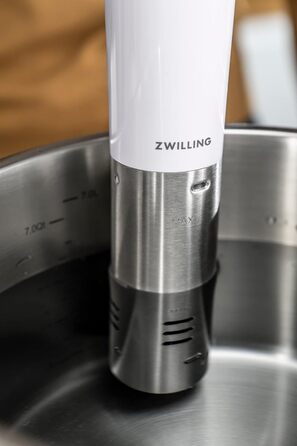 Паличка ZWILLING ENFINIGY Sous-vide, точне налаштування температури, інтуїтивно зрозумілий сенсорний дисплей, білий