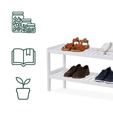 Стелаж для взуття Relaxdays з бамбука