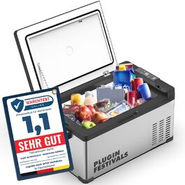 Автомобільний компресорний холодильник/морозильник 25л -20°C 12V/230V для кемпінгу та подорожей