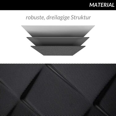 Набір валіз Monzana® 3шт Exopack з TSA замком, коліщата 4 шт, ручки з гелю, розміри M-L-XL, валіза-троль, валіза для подорожей