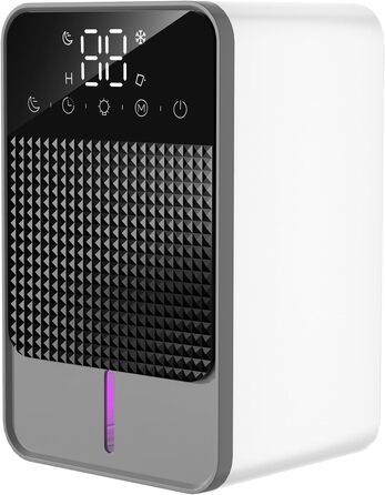 Зволожувач повітря Irishom з цифровим дисплеєм, автоматичною функцією відтавання, 2 режимами зволоження, 6 таймерами, індикатором повного бака, кольоровою нічником, знімним баком 1200 мл