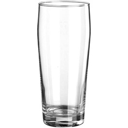 Пивний келих, 630 мл, об'ємом 0,5 л, скляний, прозорий, 12 шт. (400 мл), 33049 Willi Willibecher