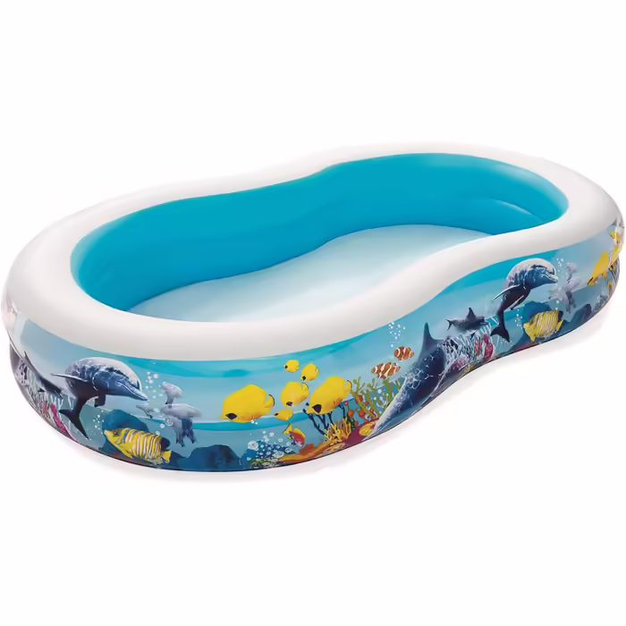 Надувний сімейний басейн Bestway Sea Ground 262x157x46 см