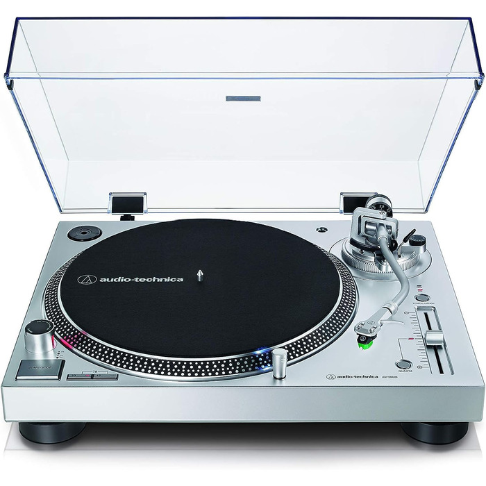 Програвач вінілу Audio-Technica LP120XUSBSV з прямим приводом, аналоговий та USB, сріблястий