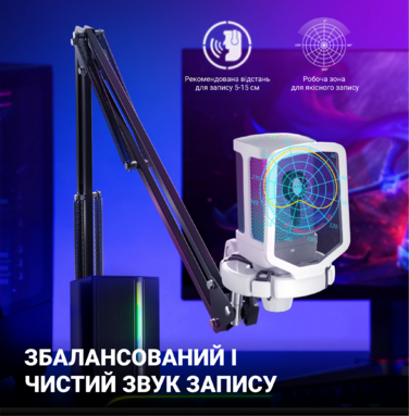 Мікрофон Fifine Q6TW White