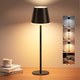 LED-лампа NIBSHOOM настільна бездротова диммерна, 5200mAh, IP54, RGB, регулювання висоти, 3 колірні температури (2 шт.)