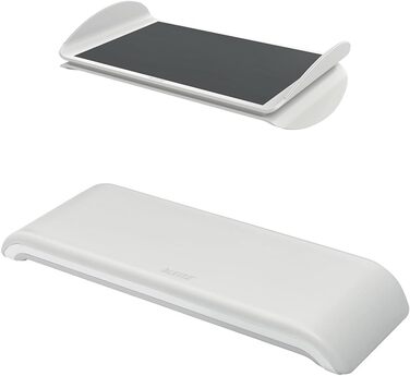 Підставка для ніг Leitz Ergo Cosy, сіра, для офісу, з підставкою для зап'ястя, сіра, 53710089