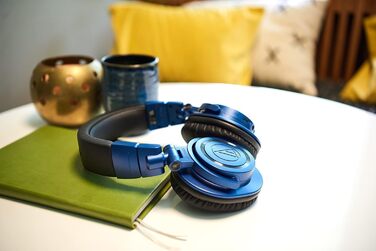 Бездротові навушники Audio-Technica M50xBT2DS темно-сині Bluetooth