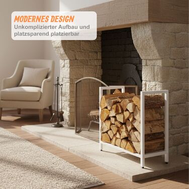 Стильна полиця для дров Relaxdays