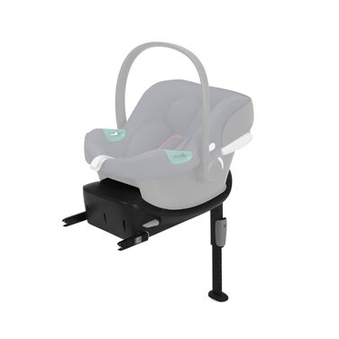 Дитяче автокрісло CYBEX Silver Aton B2 i-Size, в т.ч. вкладиш для новонароджених, сумісність з SensorSafe, від народження до приблизно 24 місяців, максимальна вага 13 кг, (з базою, Bay Blue)