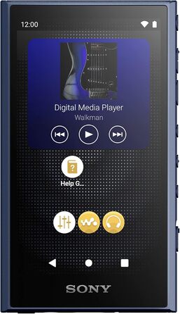 Плеєр MP3 Sony Walkman NW-A306 32ГБ, сенсорний екран, до 36 годин роботи, Wi-Fi, покращене звучання, синій