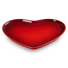 Сервірувальне блюдо у формі серця 32см, червоне серце Le Creuset