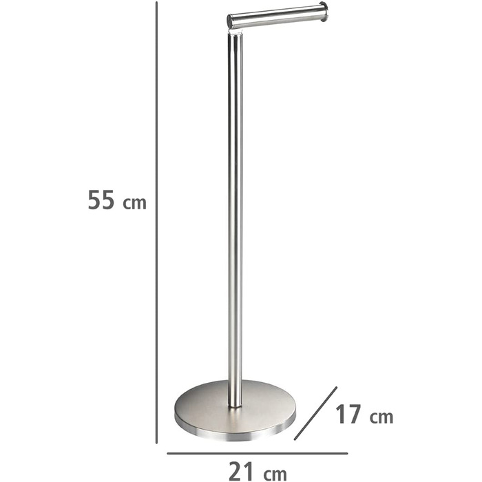Підставка для туалетного паперу WENKO 21x55x17 см сталь