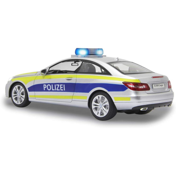 Модель Mercedes-Benz E350 Coupe 1:16 JAMARA 410023, 2.4GHz, світло-звукові ефекти (сирена, сигналізація, блимання, 4 швидкості)