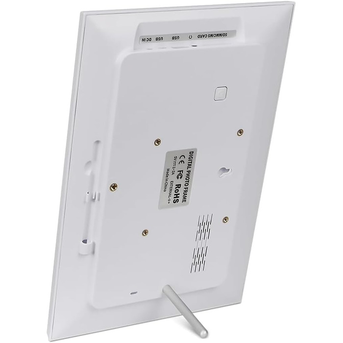 Frameo Цифровий фоторамка 10.1 дюйма з Wi-Fi, HD сенсорний екран, 16GB пам'яті, автоматичне обертання, підтримка фото та відео, настінний монтаж