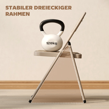 Набір з 2 складаних стільців, портативні офісні стільці, металеві ніжки, стілець для офісу, рецепції, зони очікування, 