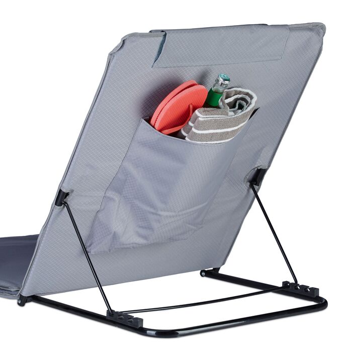 Relaxdays: Великий пляжний килимок XXL з подушкою для голови