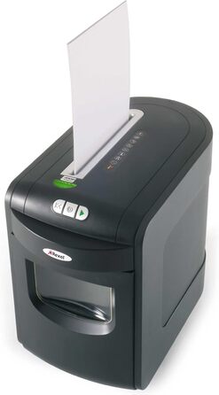 Шредер Rexel REM820 для документів, мікроріз, ручний привід, 21 л, чорний