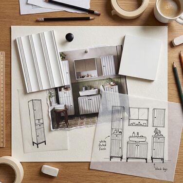 Підставка під раковину Vicco Eliza, 70x63 см, 2 дверцята, для зберігання аксесуарів та косметики (білий рифлений)