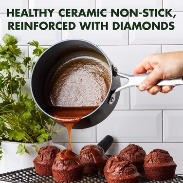 GreenPan Valencia Pro сковорода з антипригарним покриттям Harteloxierte, 28 см, 4.2 л, з кришкою, індукція, для плити та духовки, серія Valencia Pro