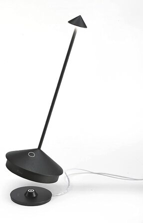 Zafferano Pina Pro: Бездротова LED-лампа для дому та саду з регулюванням яскравості, чорна