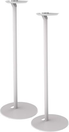 Підставка для SONOS ONE / Play:1 (2 шт.) Conecto CC50596-2, біла, з кабелеуправлінням, висота 71,6 см, до 3 кг