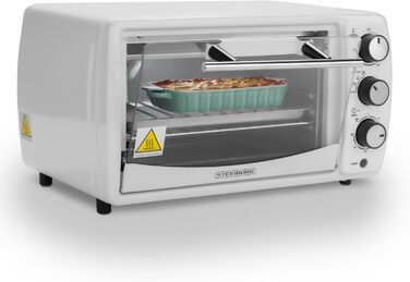 Міні-піч 13 літрів, 1200 Вт, піч для піци, 65°-230°C, таймер, піддон для крихт, міні-піч