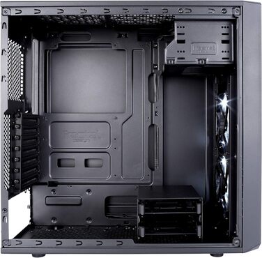 Корпус Fractal Design Focus G Black Window для ігрового ПК, Midi Tower з боковим вікном, чорний