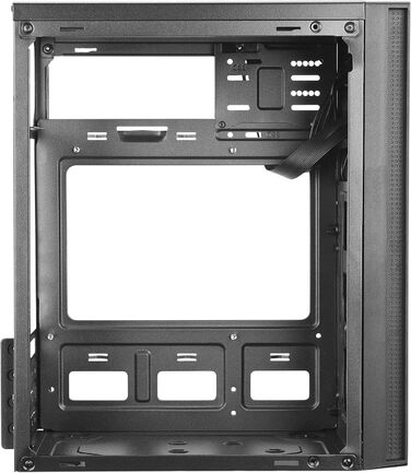 Корпус Micro ATX, передня сітка, USB 3.0, чорний, 6