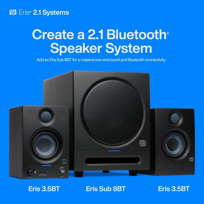 Активна акустика PreSonus Eris 3.5BT Gen 2 біла - 3.5