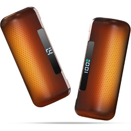 Електричний грір для рук - 10000mAh, магнітний, 2 шт., 4 режими нагріву, до 55°C, швидкий нагрів, USB power bank, чорний