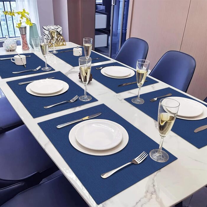 Набори серветок на стіл, тканинні, 8 шт., Бордовий колір, стійкі до тепла, легко миються