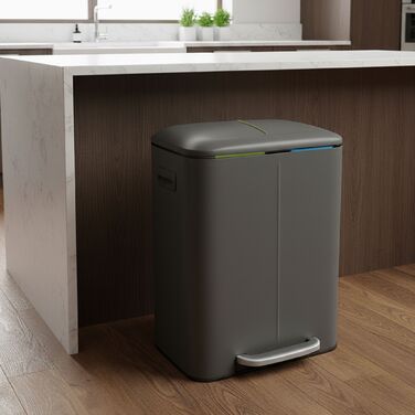 Відро для сміття Relaxdays з двома відділеннями