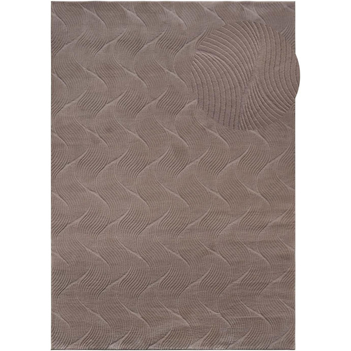 Килимок для ванної кімнати Taracarpet з антиковзаючим покриттям, зелений з листям, 80x150 см