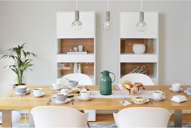 Термос Emsa Samba 1,5 л з Quick Press, 12 год тепло, 24 год холод, прозорий чорний