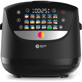 Бальтер Мультиварка-рисоварка, 4л, 18 програм, Fuzzy Logic, з аксесуарами та рецептами