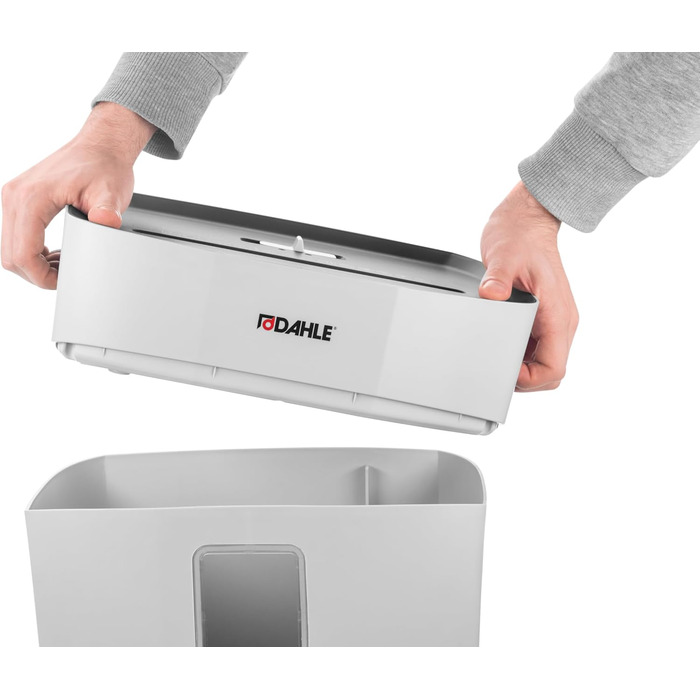 Шредер Dahle PaperSAFE PS 140 для документів, сірий, P4, 8 листів, 12 л, без масла, без обслуговування