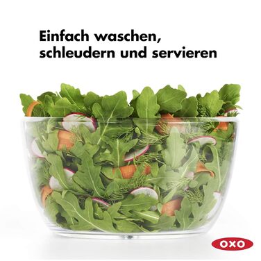 Маленька сушарка для салату 2,7 л з кришкою OXO