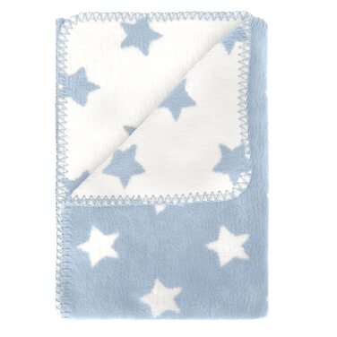 Дитяча ковдра Kids&Me Cuddly Blanket for your baby - приємна для шкіри дитяча ковдра зі 100 м'якої органічної бавовни - Oeko-TEX сертифікована та виготовлена в Німеччині 100x70 см голубино-синій