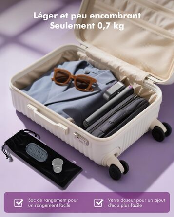 Портативний паровий випрямляч для одягу Stunden - 2 в 1 (праска + випрямляч), 1000 Вт, 110-240V, для подорожей та дому