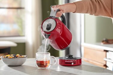 Електричний чайник KitchenAid з регулюванням температури 50-100°C, 1.7L, Empire Red