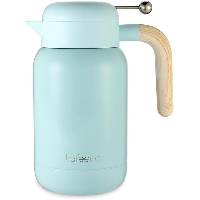 Термос для кави та чаю Aura Dune Mirage Blue 1.5 л (51 oz) з вакуумною ізоляцією, BPA-free