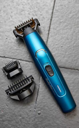 Мультитример BaByliss MT890E з японської сталі 12-в-1, водонепроникний, 12 насадок для обличчя та тіла