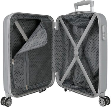 Дитяча бортова валіза Disney Stitch Moods, жорсткий ABS-пластик, кодовий замок, 4 подвійних колеса, ручна поклажа 100 см