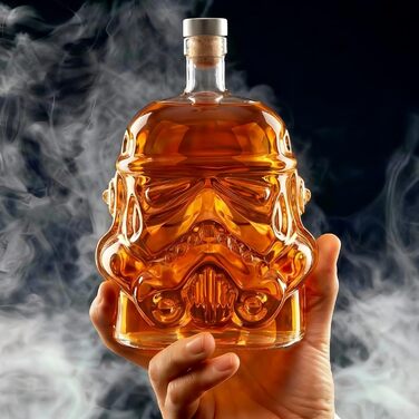 Набір для віскі: декантик, келихи та щітка для чищення. 750 мл